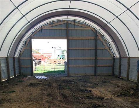 hoop house garage metal|hoop barns for sale.